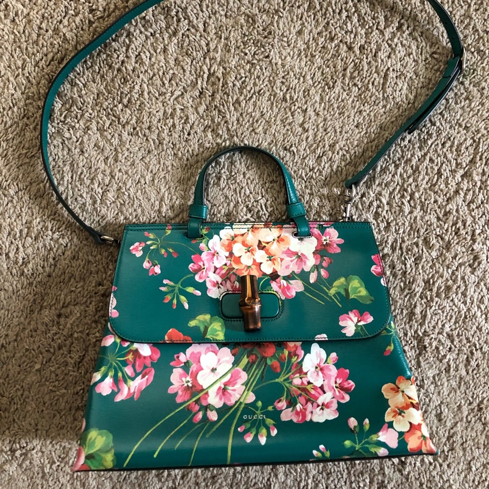 STUNNER!!! Shanghai Blooms Bamboo Daily Bag